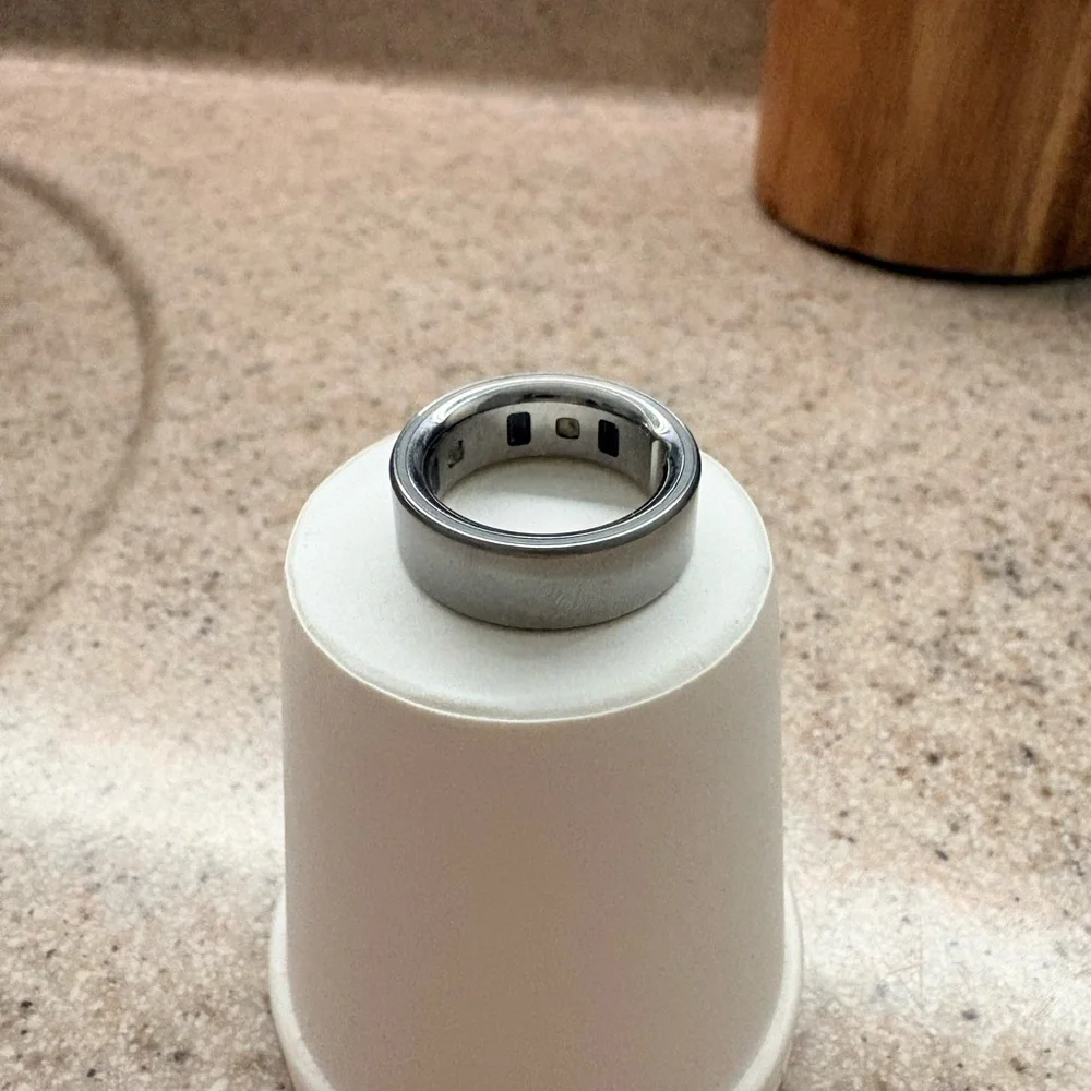 Oura Silver (slated) Ring Gen 4. I bought it in July. Just daily wear!
